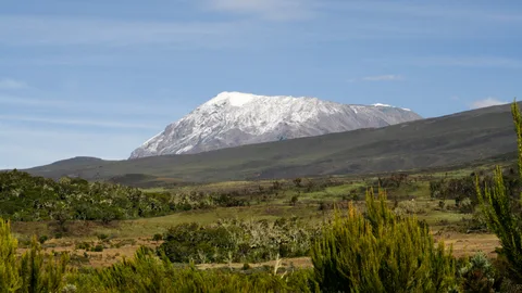Kilimanjaro and the landscape along the Marangu route