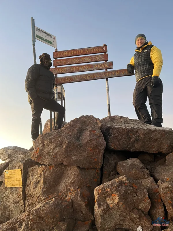 Climbing Mount Kenya 53