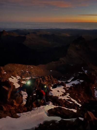 Climbing Mount Kenya 49
