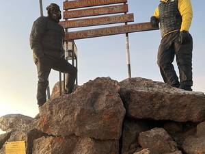 Climbing Mount Kenya 53